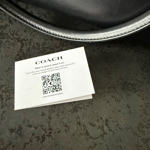 Coach Black Satchel with Gold Accents - Picture 6 of 16